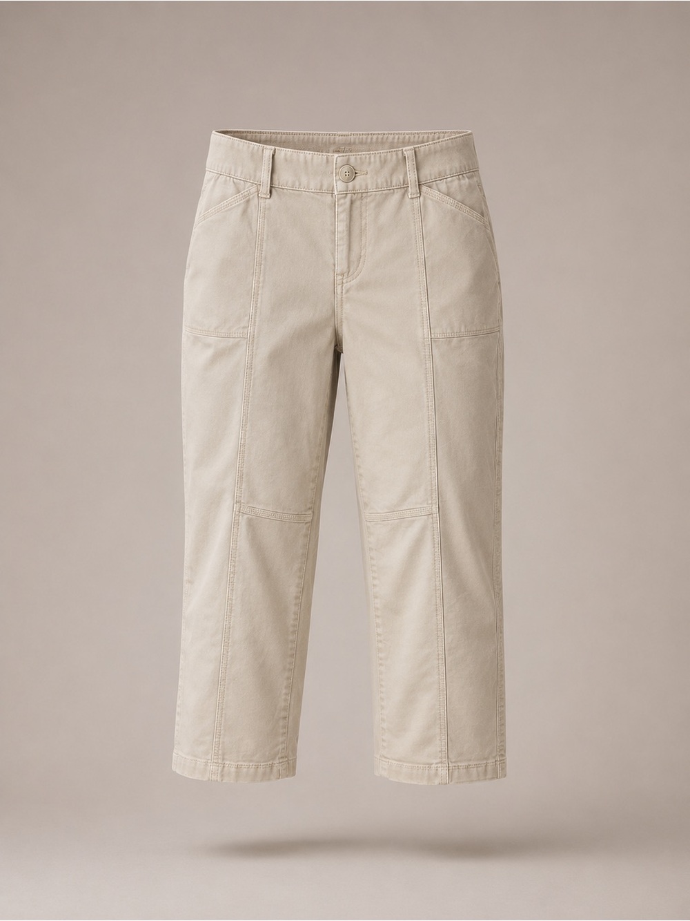 Chico's Neutral Tan Pull-On Pants
